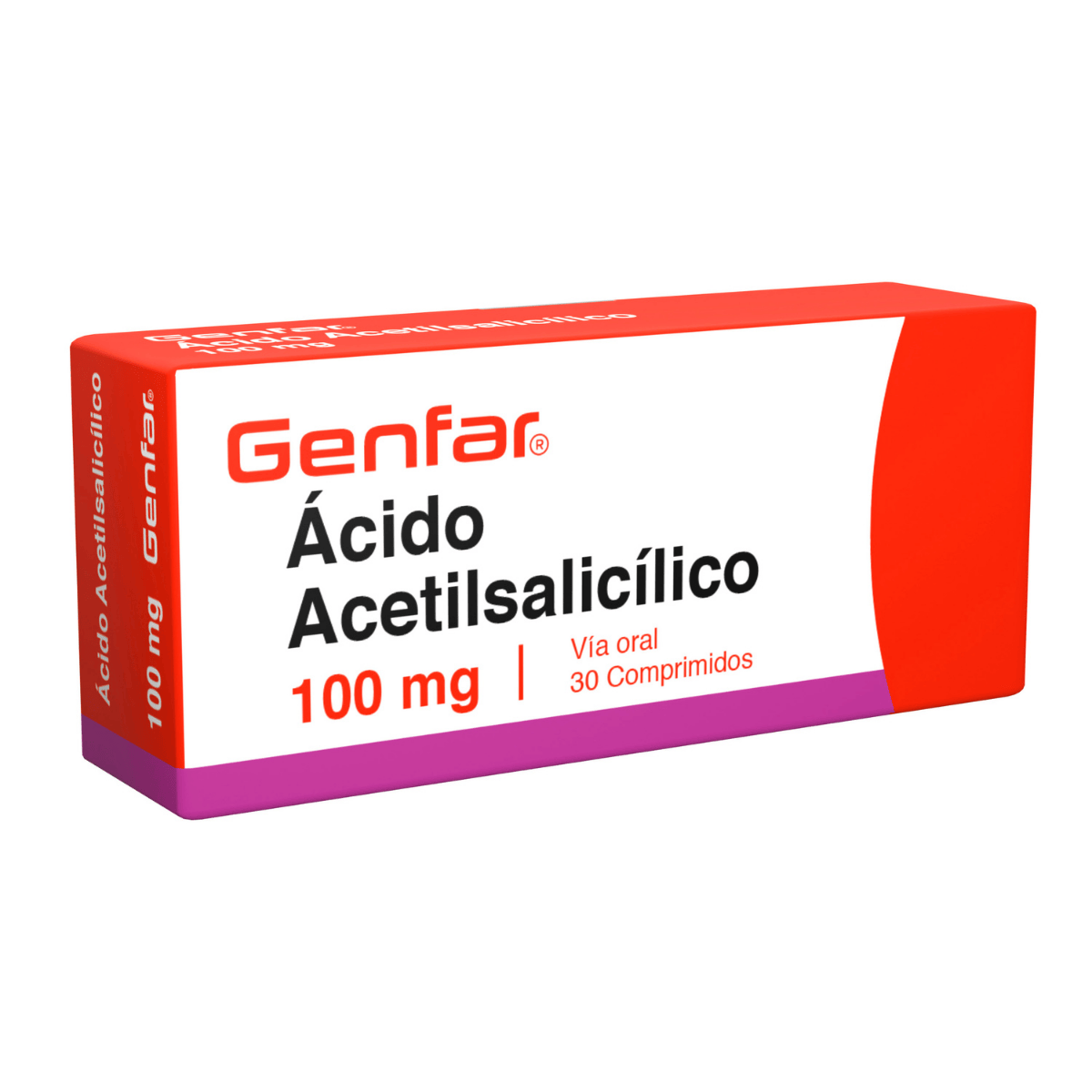 Acido Acetilsalicílico 100 Mg Tableta Genfar
